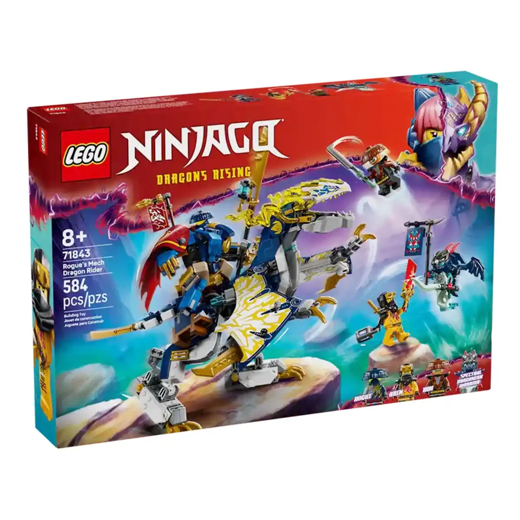 Lego Ninjago  Rogue’S Mech Dragon Rider V29 71843