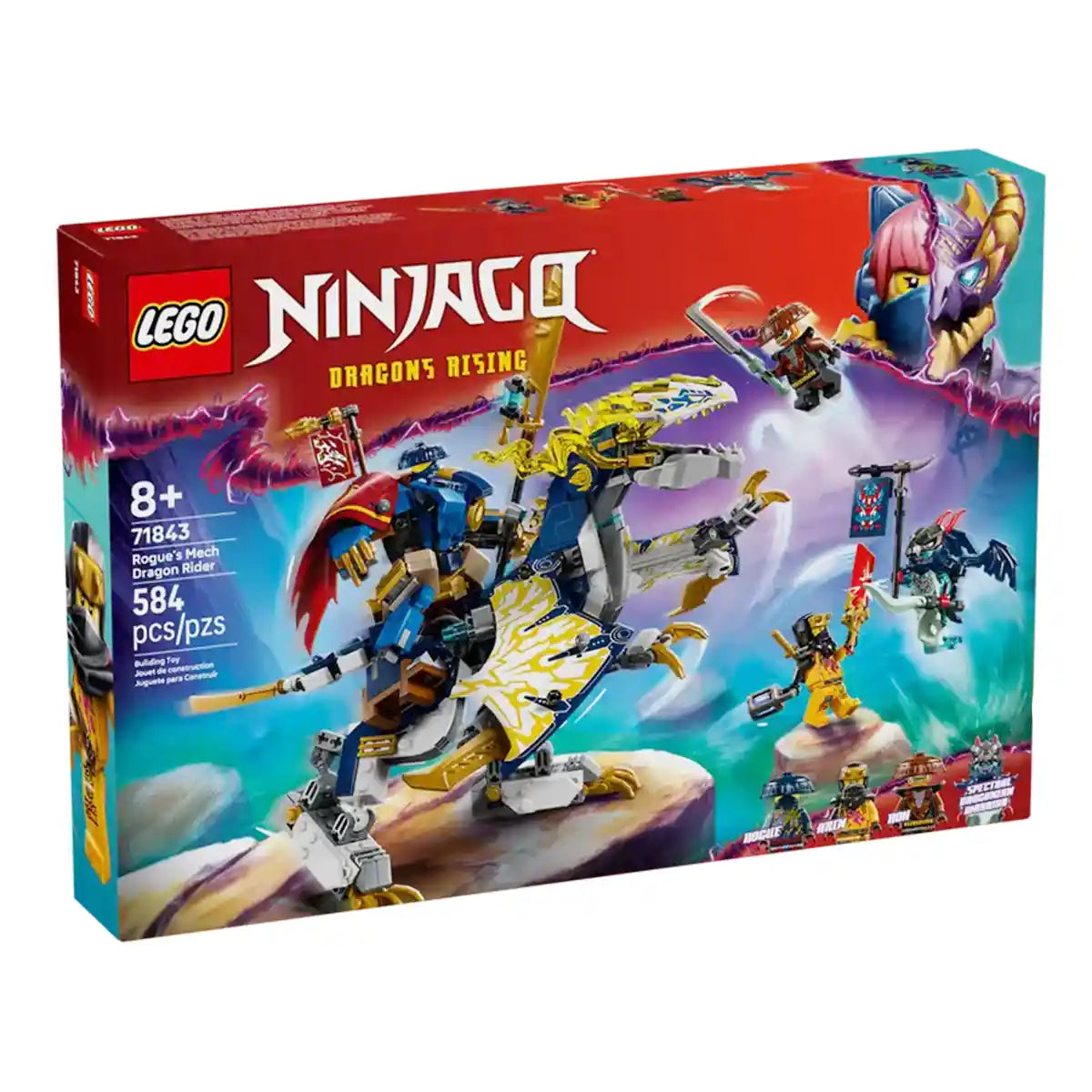Lego Ninjago Rogueâ€™S Mech Dragon Rider V29 71843