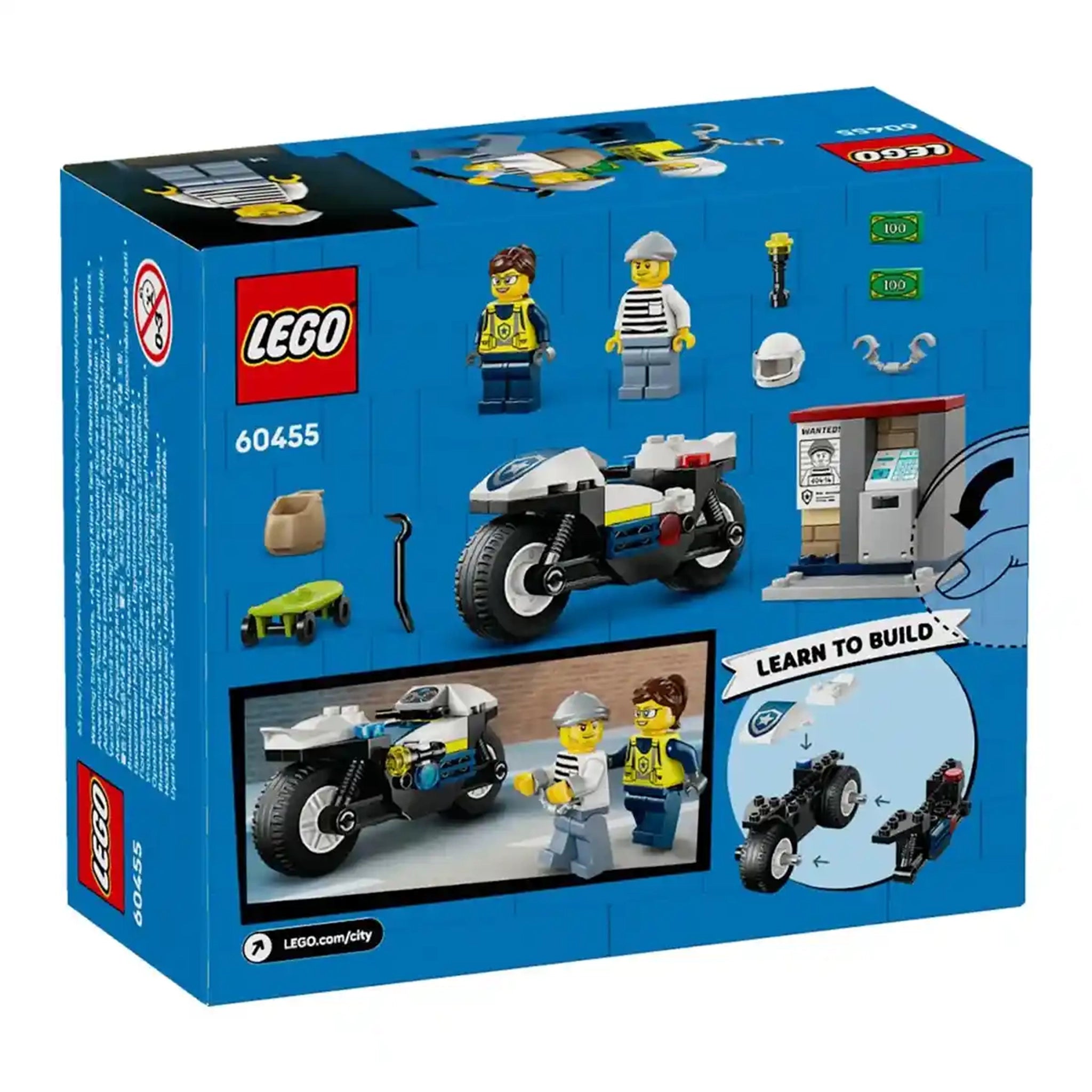 LEGO CITY 60455 Police Motorcycle Chase V29