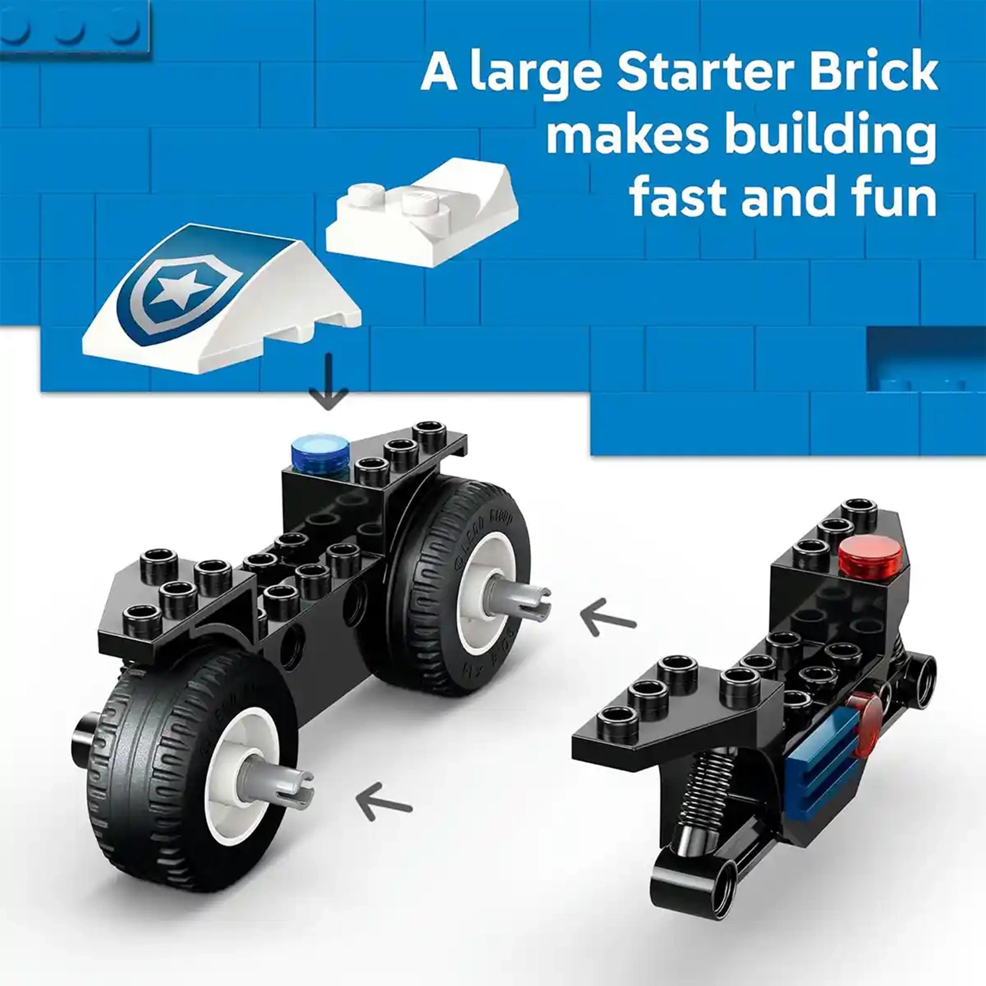 LEGO CITY 60455 Police Motorcycle Chase V29