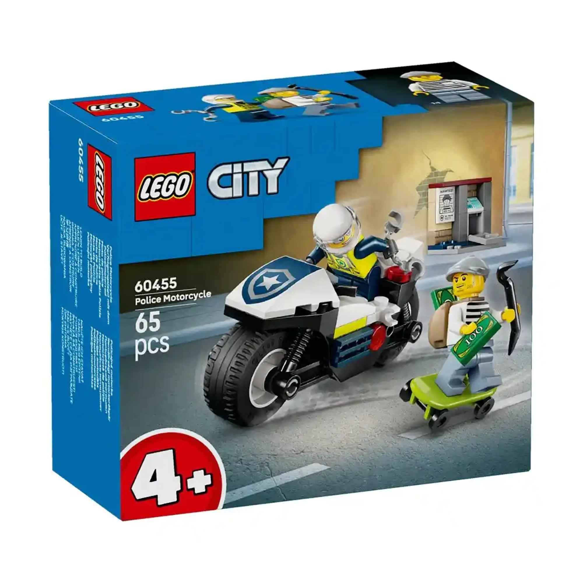 LEGO CITY 60455 Police Motorcycle Chase V29