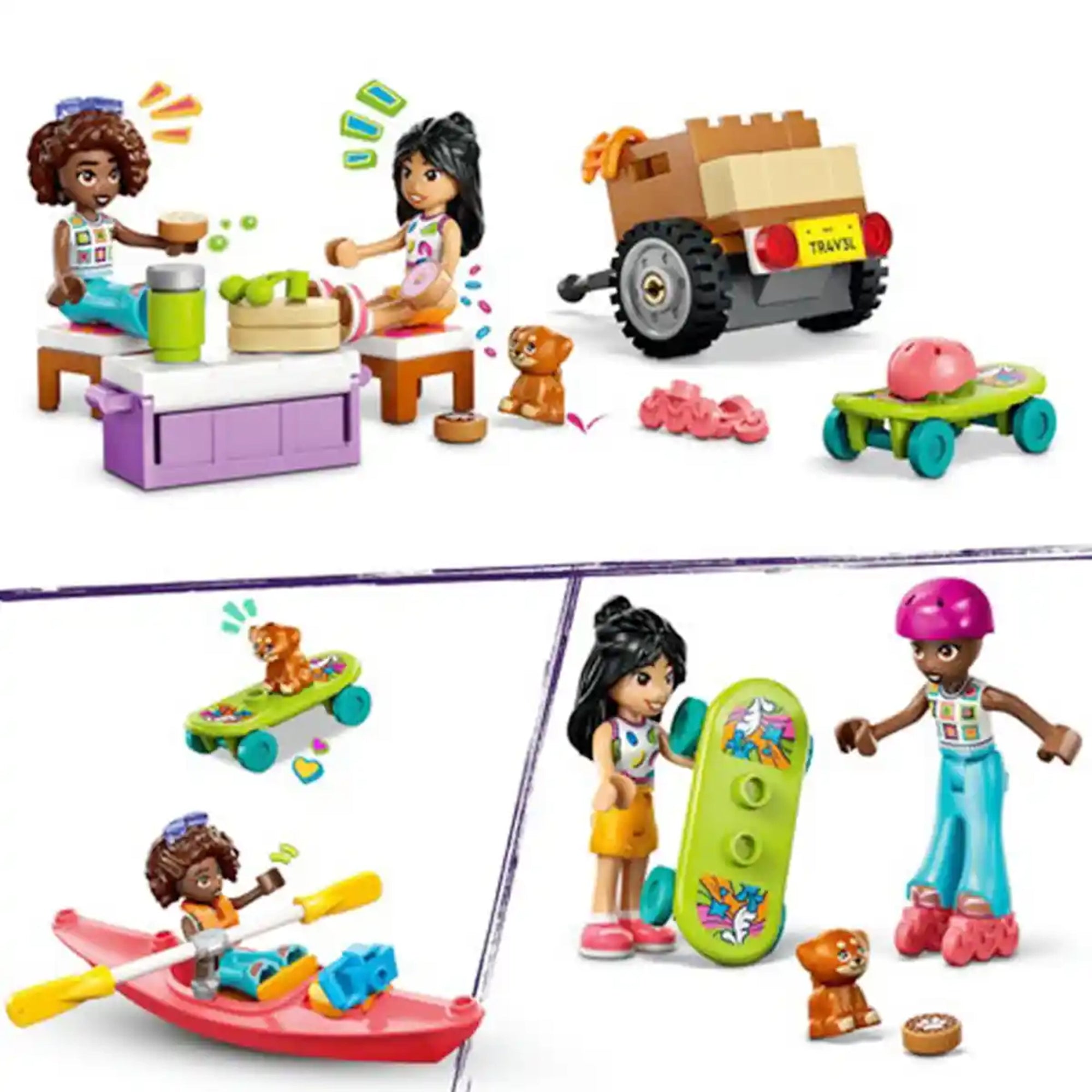 LEGO FRIENDS 42659 Friendship Road-Trip Travel.. V29
