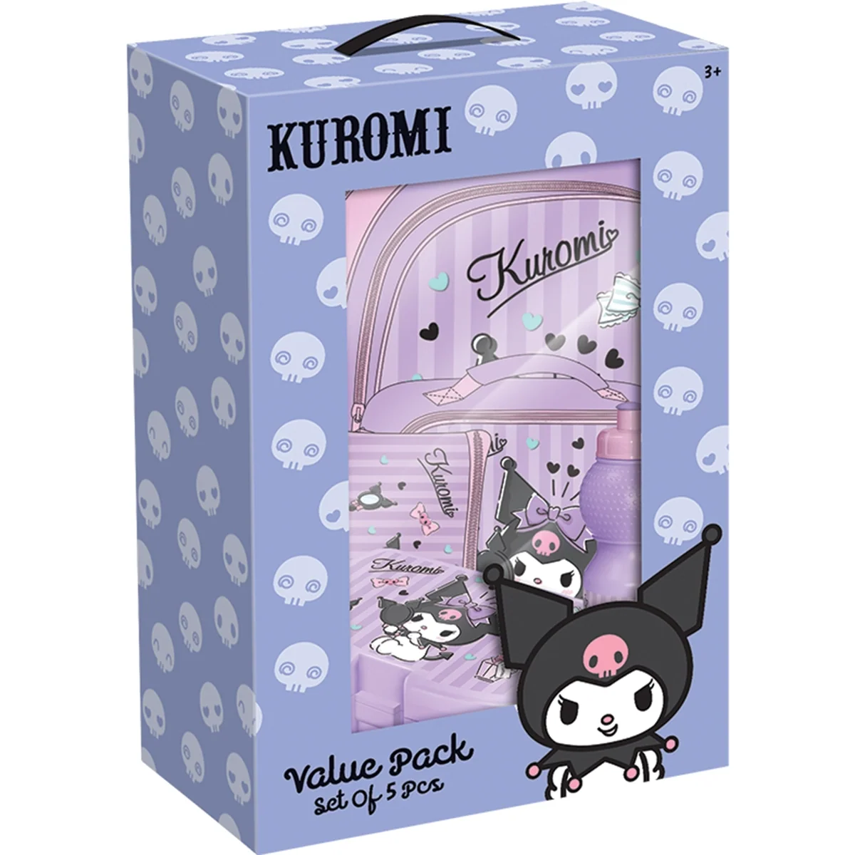 KUROMI 5 IN 1 VALUE PACK (16" TROLLEY BAG)