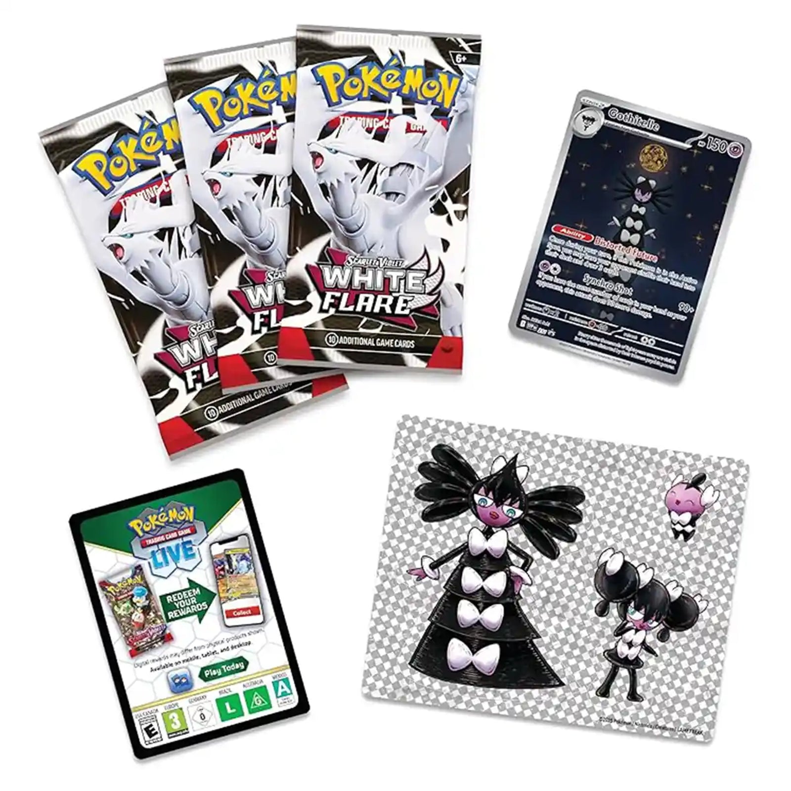 SV10.5 — Scarlet & Violet White Flare Tech Sticker Blister