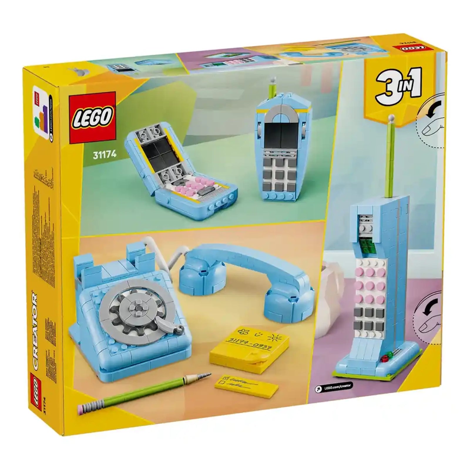 LEGO-Creator 3in131174 Retro Telephone