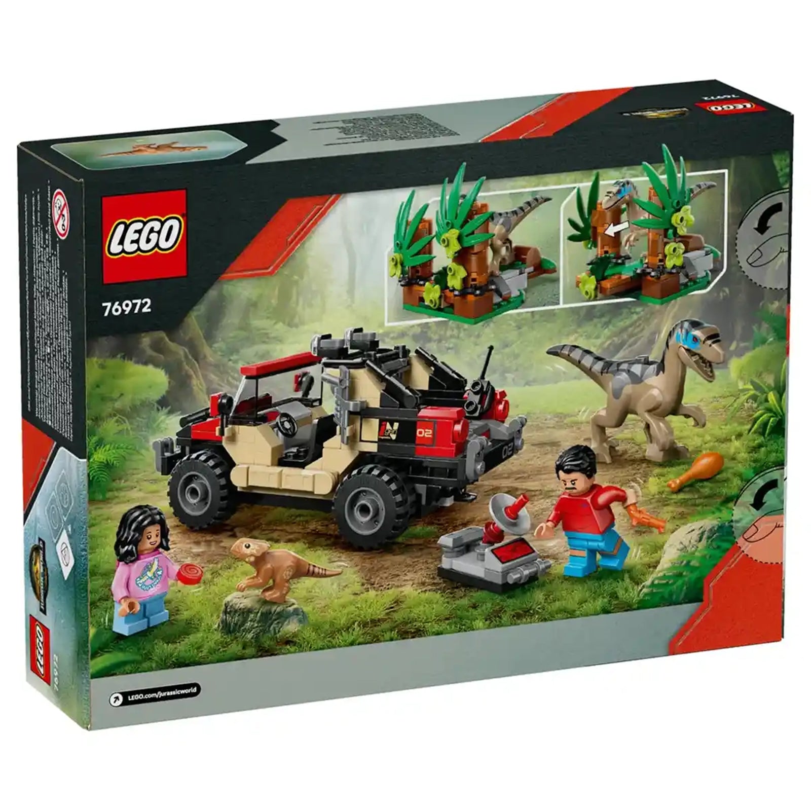 LEGO-Jurassic World76972 Raptor Off-Road Escape
