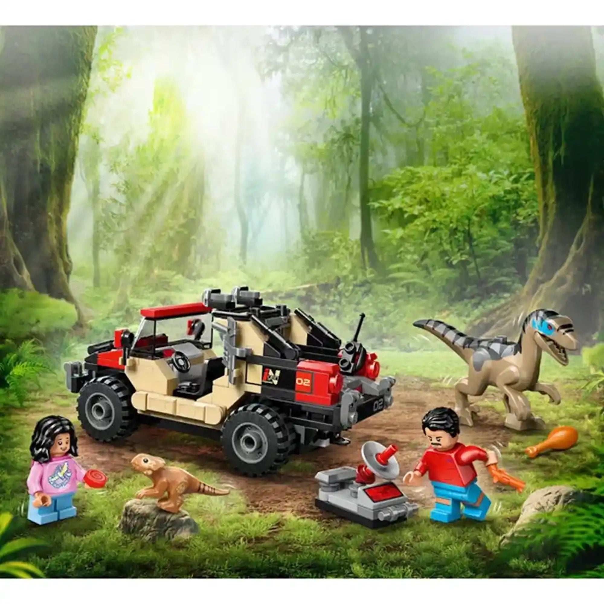 LEGO-Jurassic World76972 Raptor Off-Road Escape