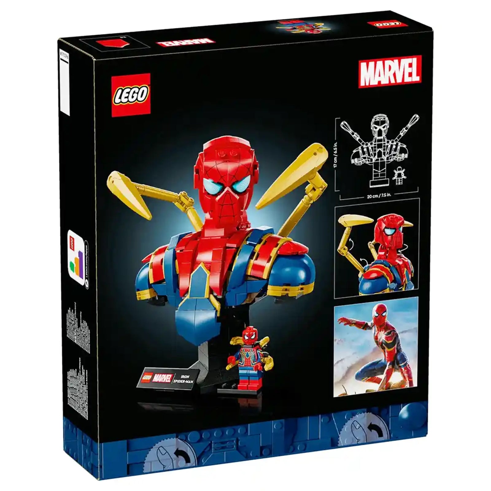 LEGO-Super Heroes76326 Iron Spider-Man Bust