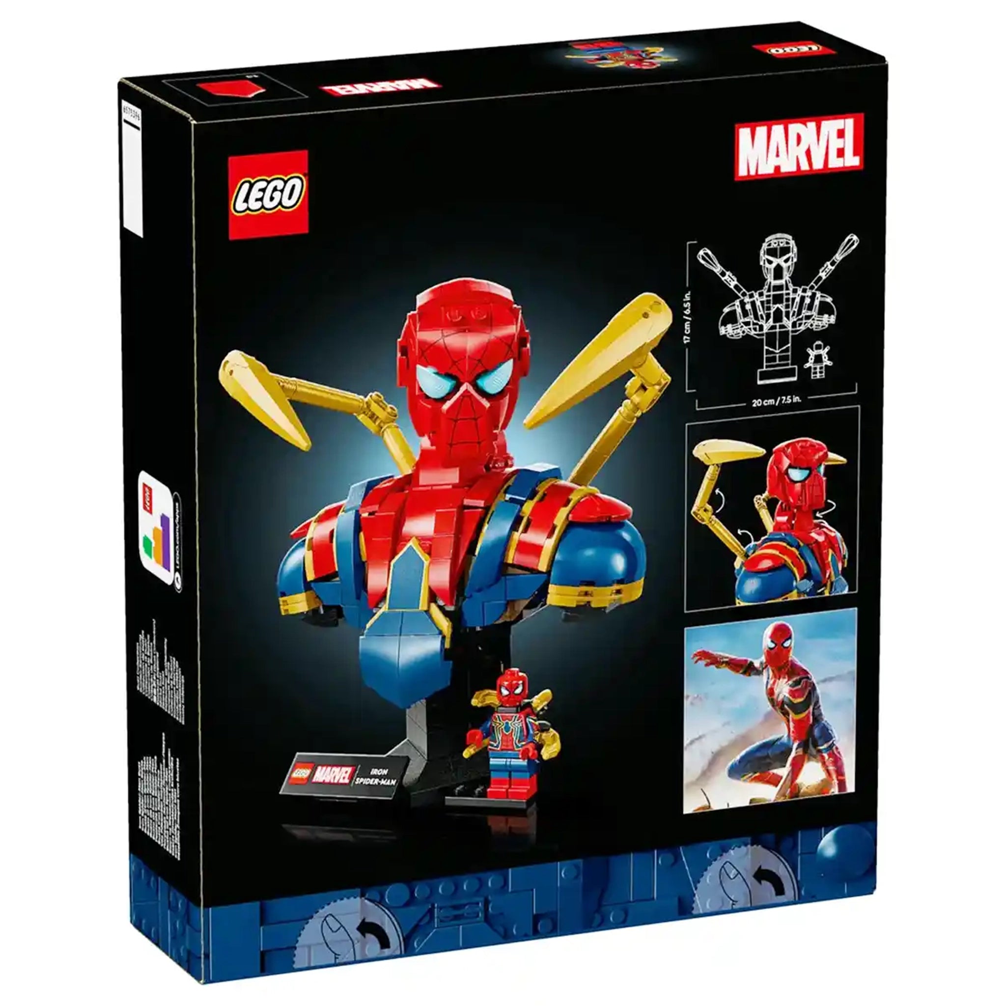 LEGO-Super Heroes76326 Iron Spider-Man Bust