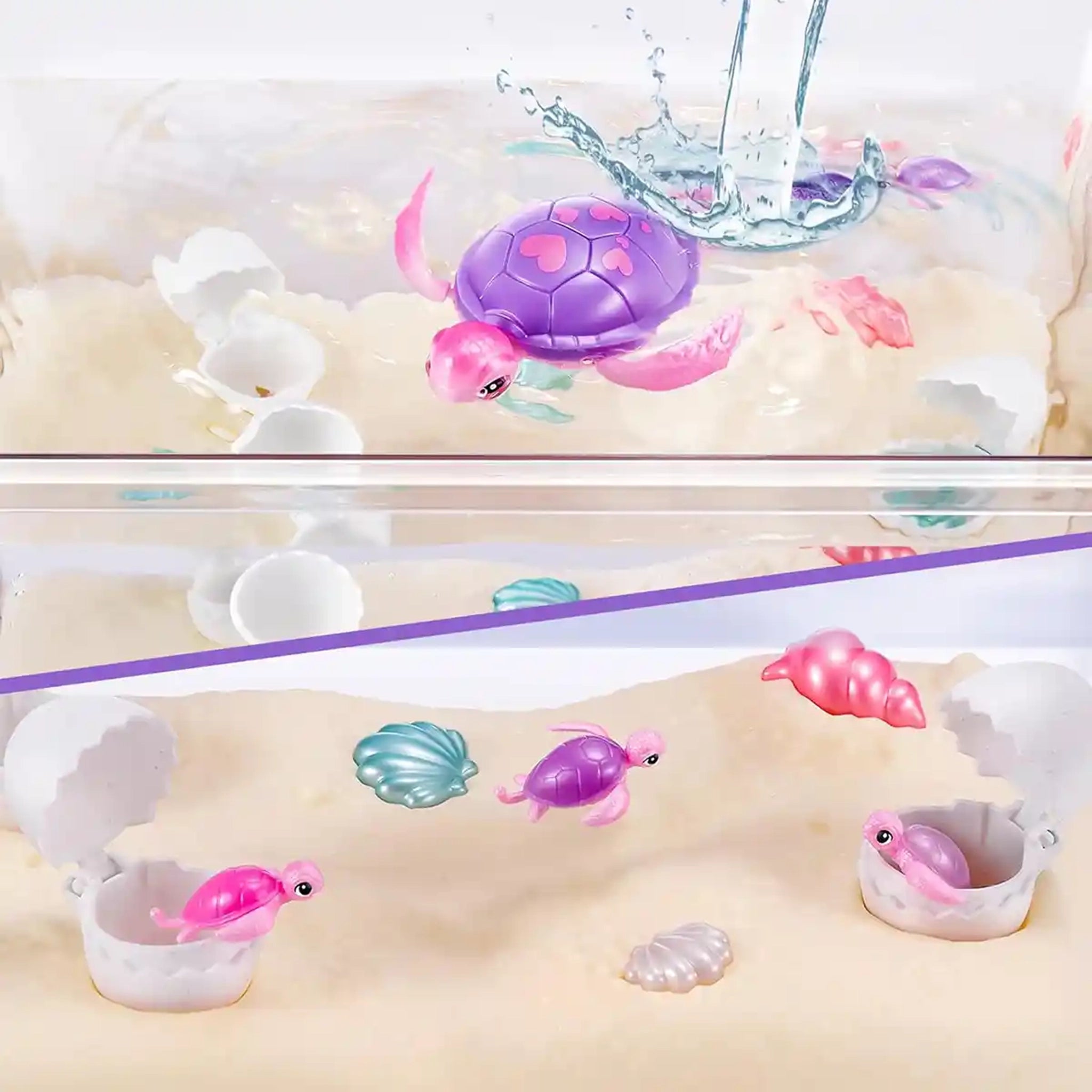 S001-PETS ALIVE-MAMA & BABY SURPRISE-SERIES 1-MAMA TURTLE SURPRISE PLAYSET