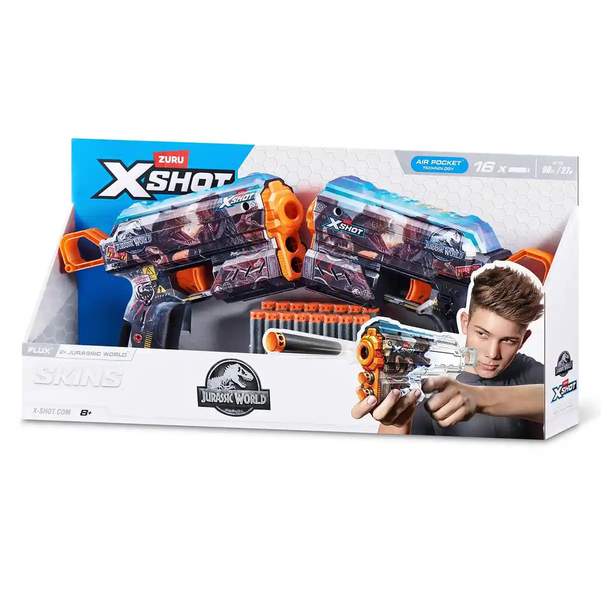 X-Shot Skins Jurassic Flux Combo 2pk