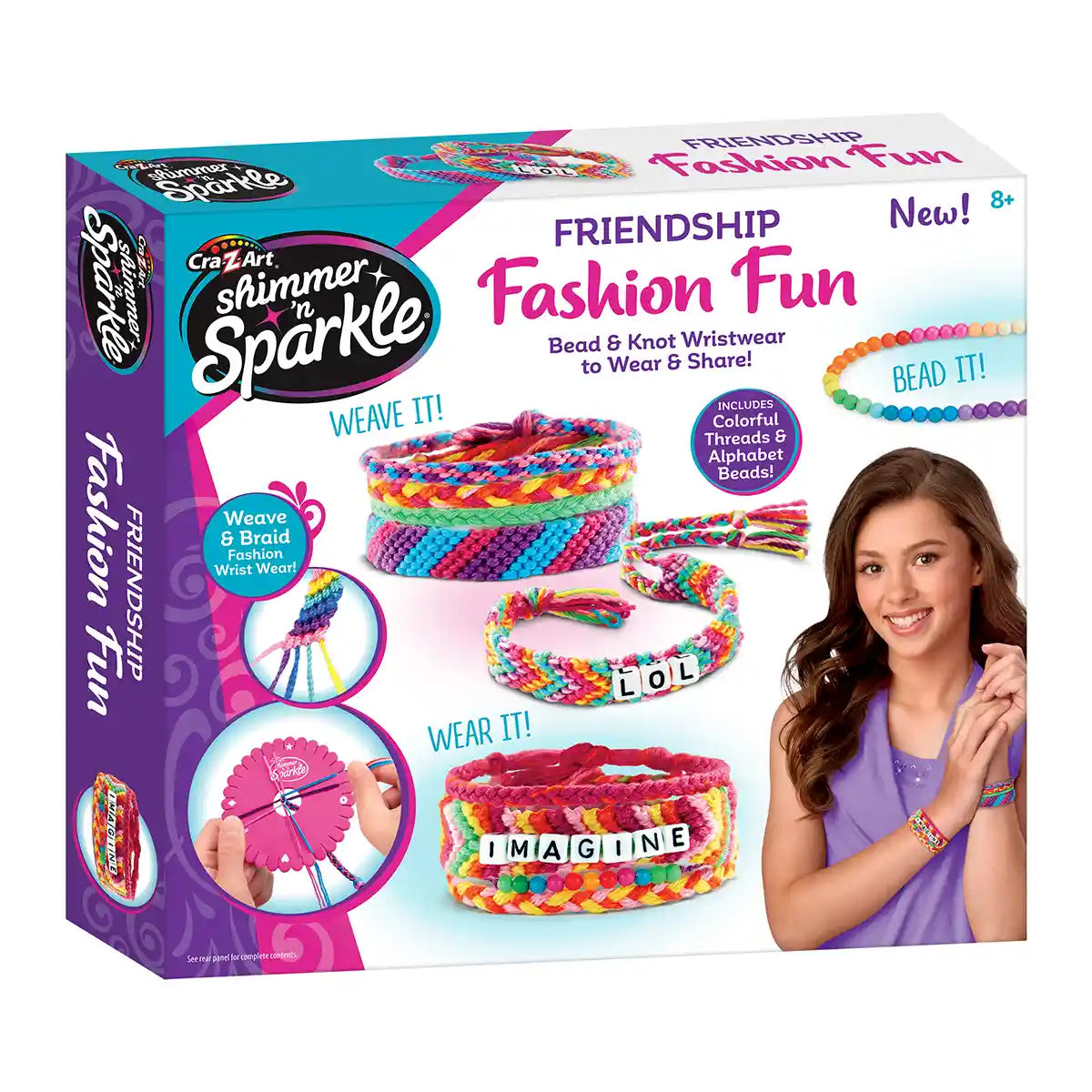 Shimmer n Sparkle A-Z Fashion Bead Bracelet