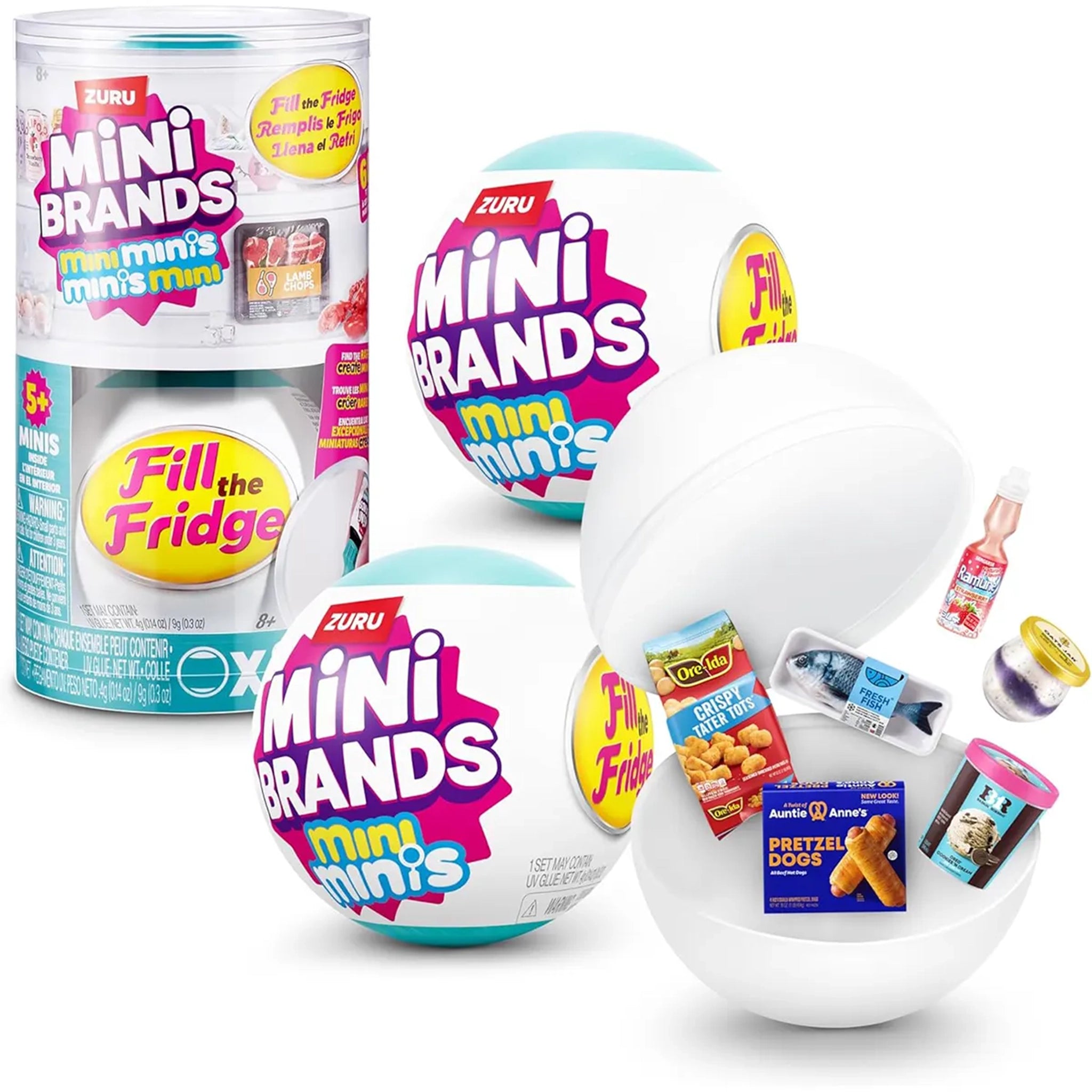 S001-INT-MINI BRANDS-FILL THE FRIDGE-CAPSULE-SERIES 1-Remove Minis-CAPSULE,WITH DEMO,25PCS/Gravity P