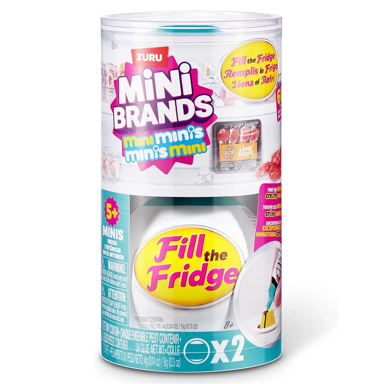 S001-INT-MINI BRANDS-FILL THE FRIDGE-CAPSULE-SERIES 1-Remove Minis-CAPSULE,WITH DEMO,25PCS/Gravity P