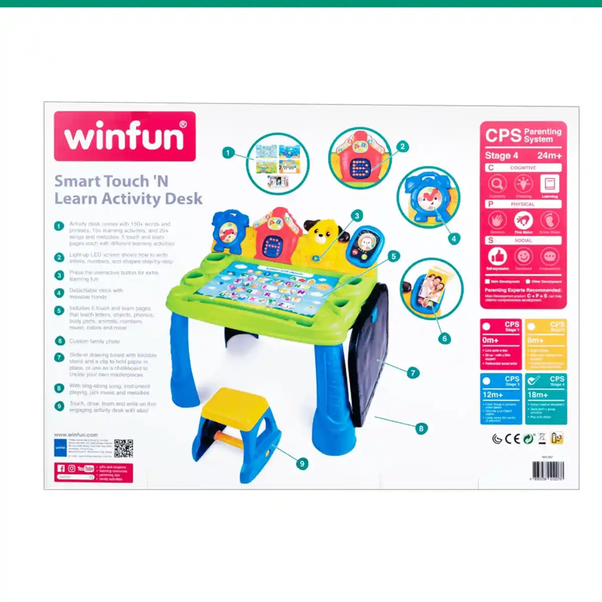 WINFUN SMART TOUCH AND LEARN ACTIVITY DESK
