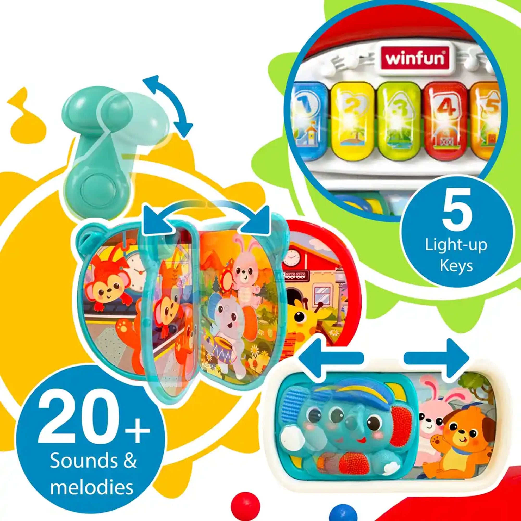 WINFUN ADVENTURE WALKER RIDE-ON TRAIN