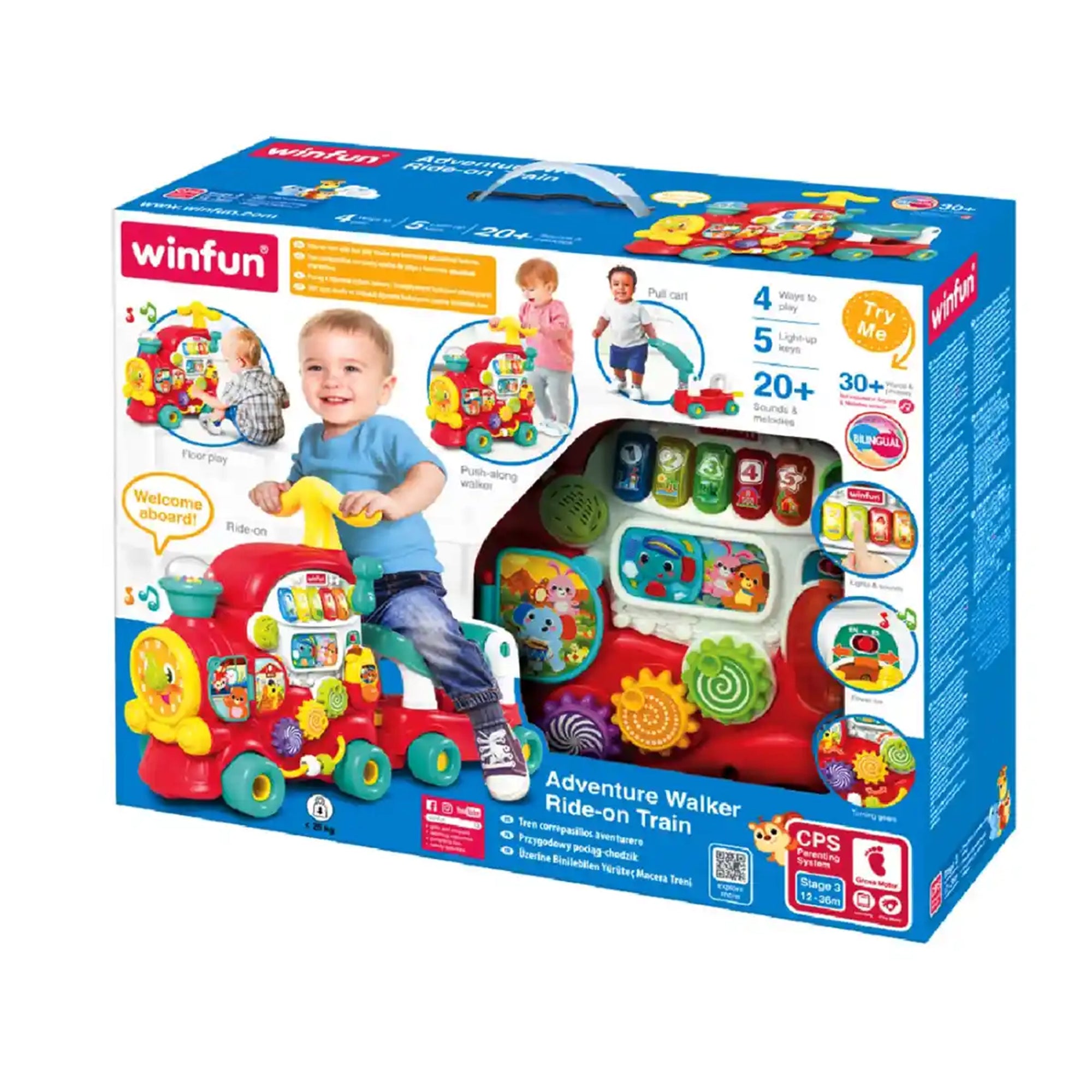 WINFUN ADVENTURE WALKER RIDE-ON TRAIN