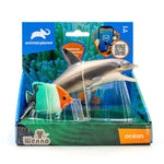 2 pcs Dolphin and Fish in open touch box