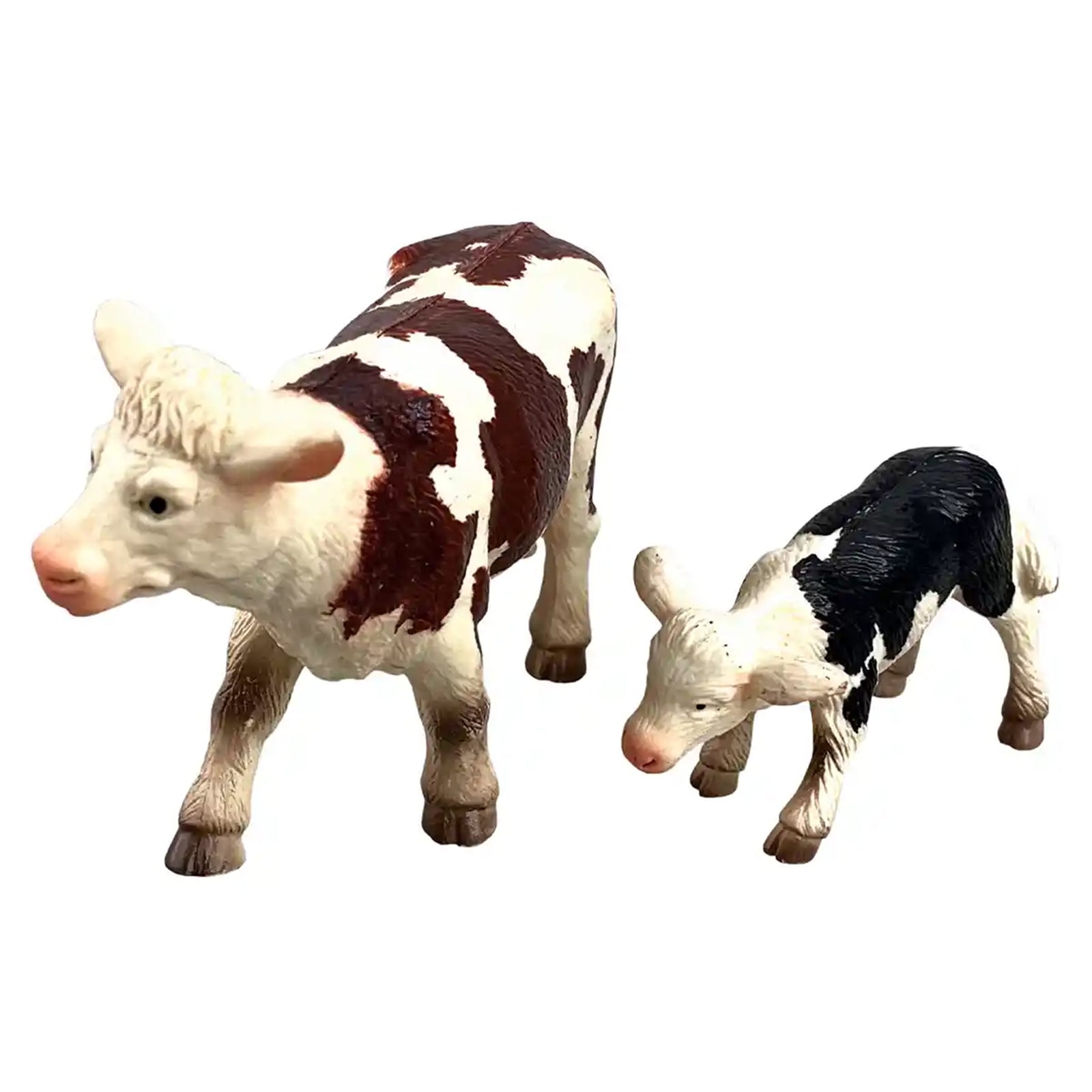 2 pcs cow in open touch box