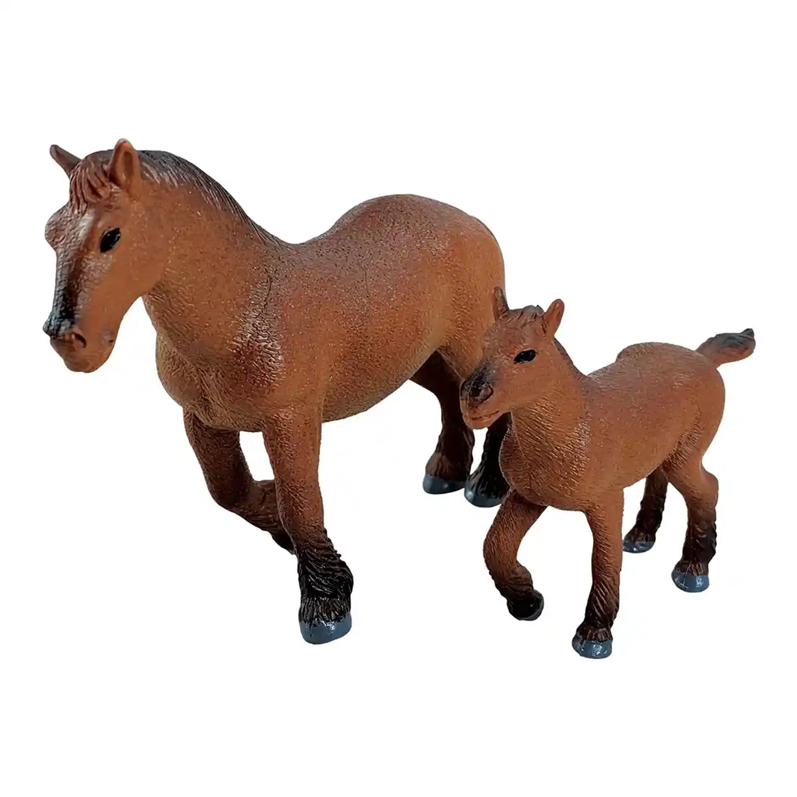 2 pcs horses in open touch box