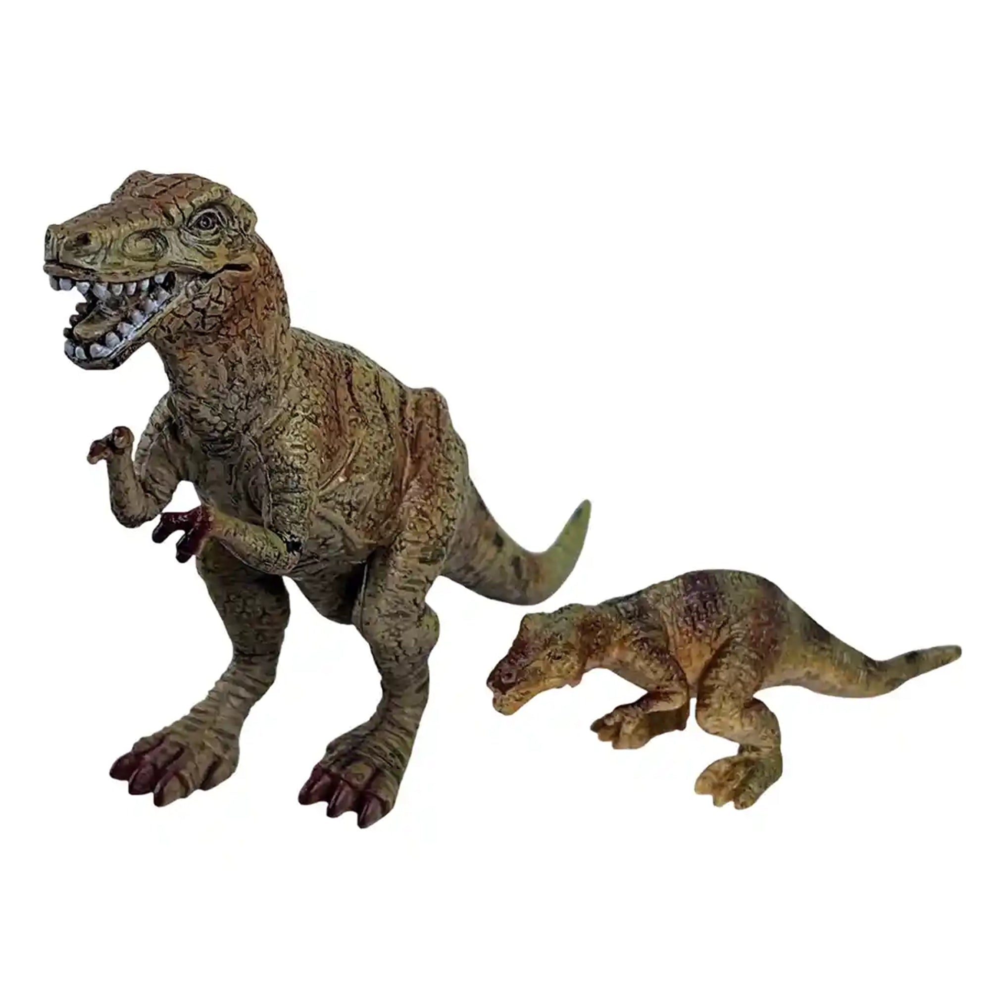 2 pcs Tyrannosaurus in open touch box