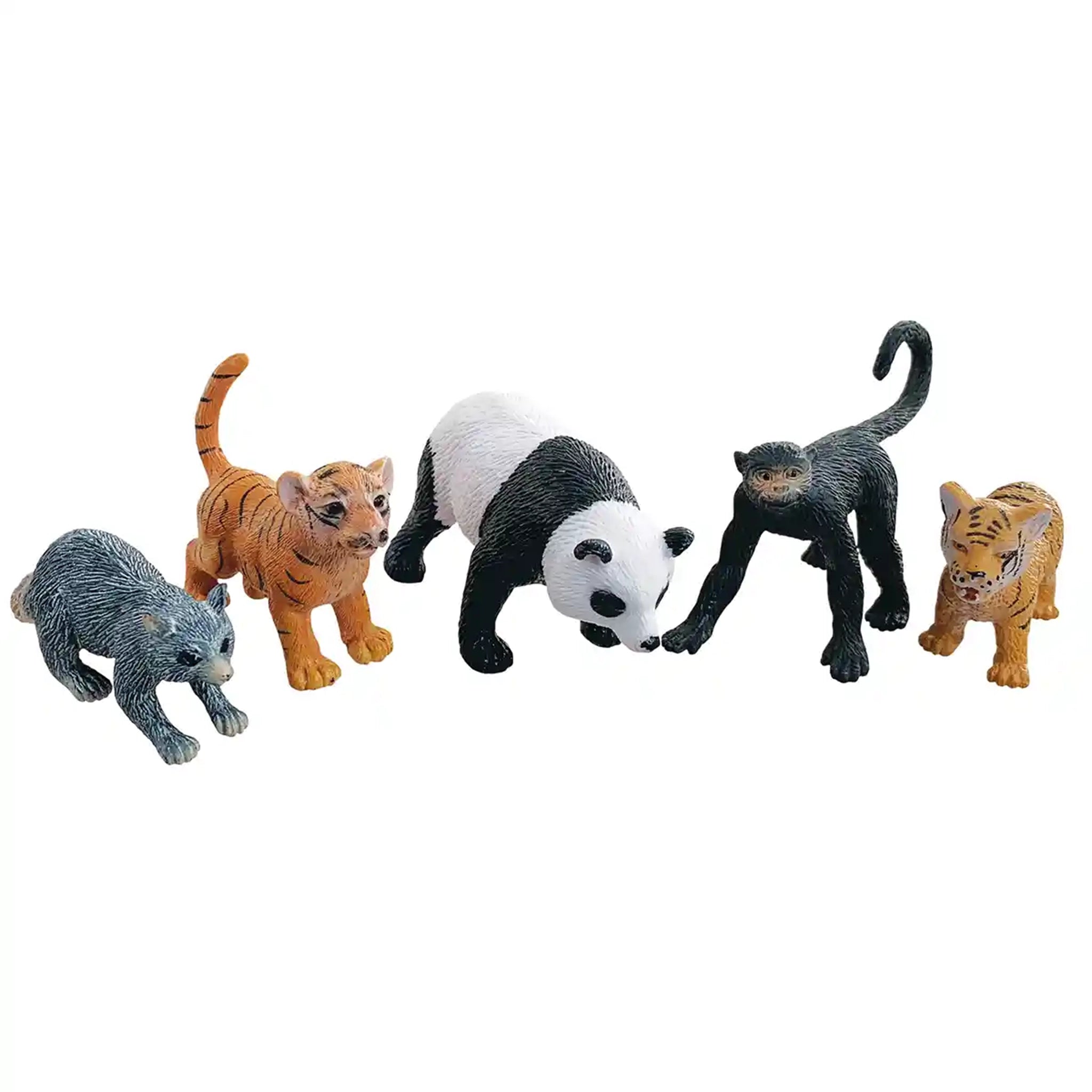 5 pcs wild animal in window box