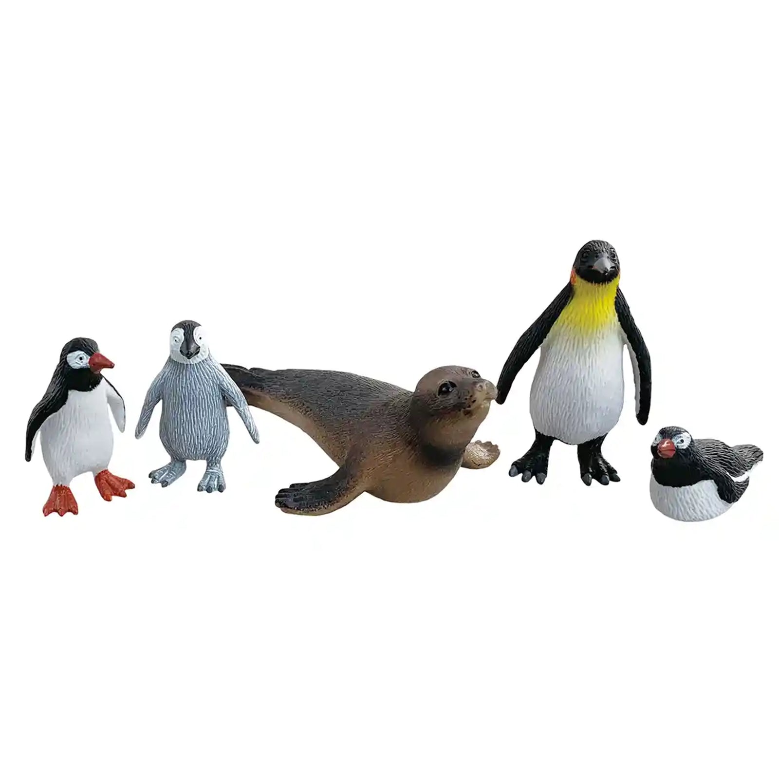 5 pcs polar animal in window box