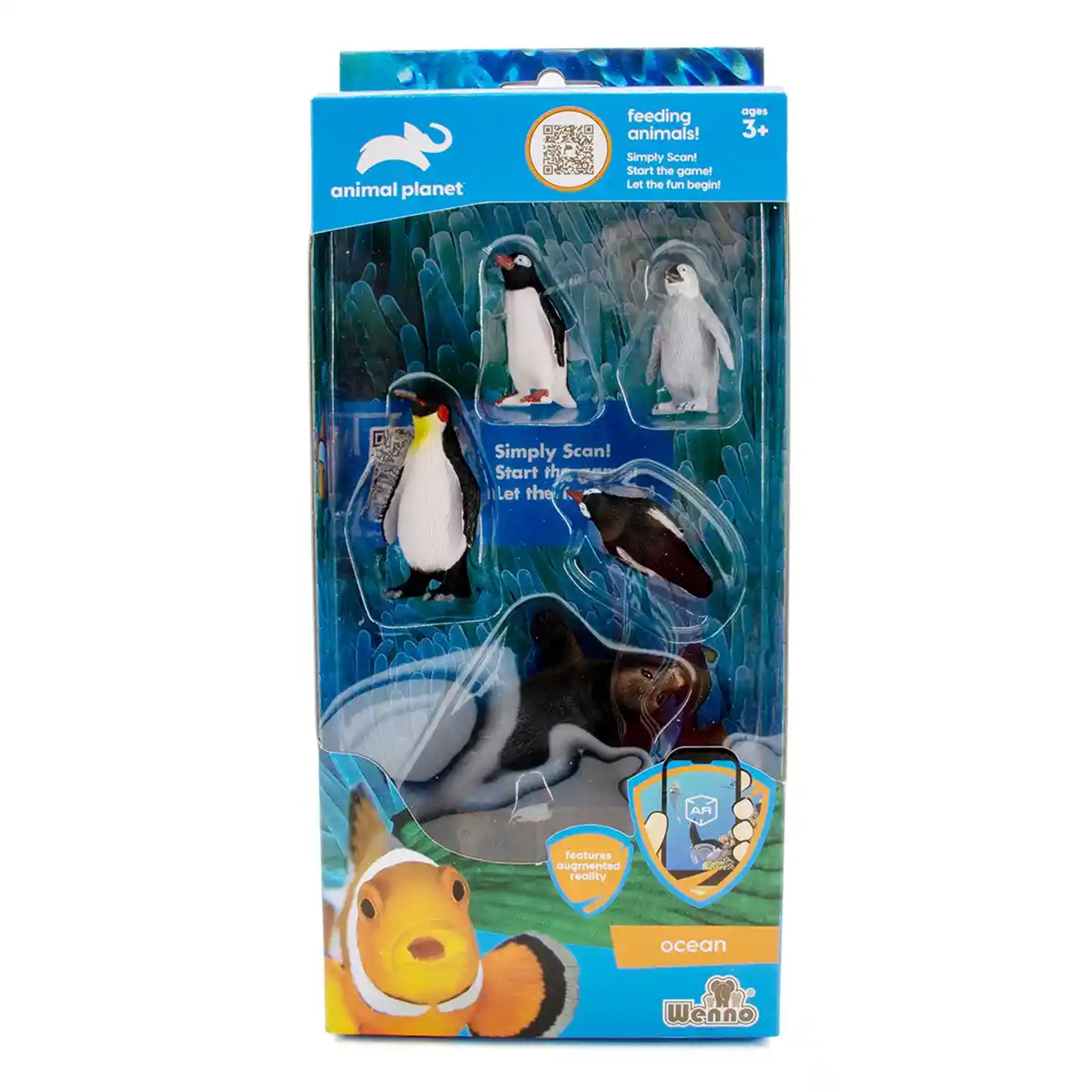 5 pcs polar animal in window box