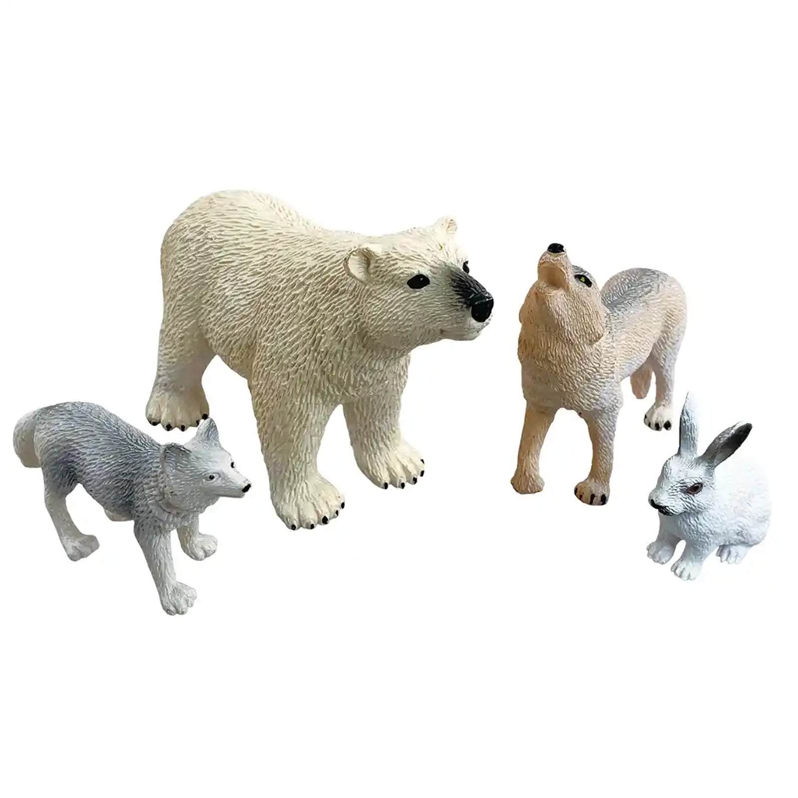4 pcs polar animal in window box