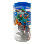 13 pcs ocean animal playset in bucket