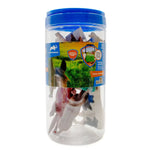 13 pcs farm animal playset in bucket