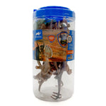 13 Pcs Dinosaur Playset In Bucket