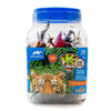 30 pcs wild animal playset in 3.2L bucket