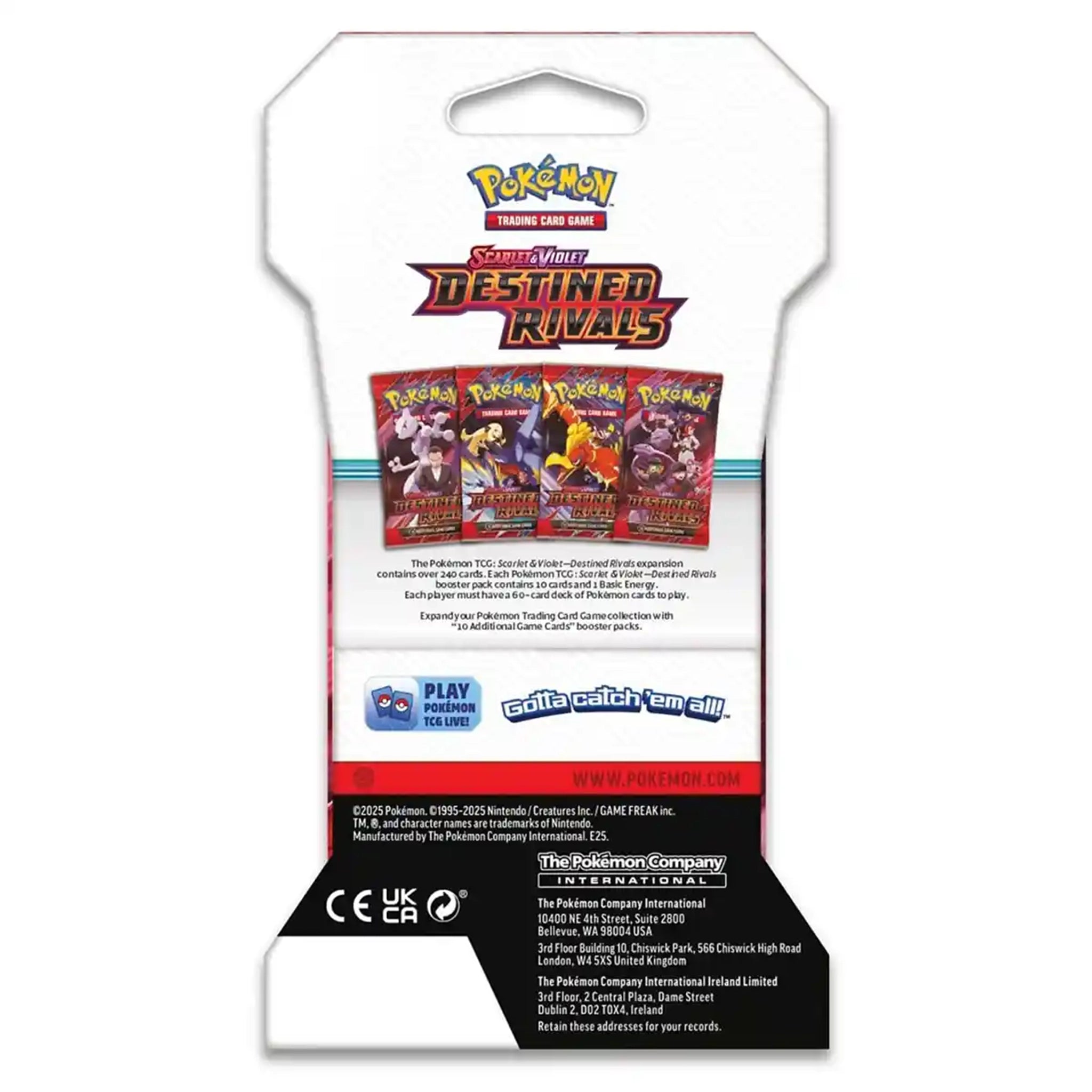 Pokémon Scarlet & Violet-Destined Rivals Sleeved Booster (Pack)