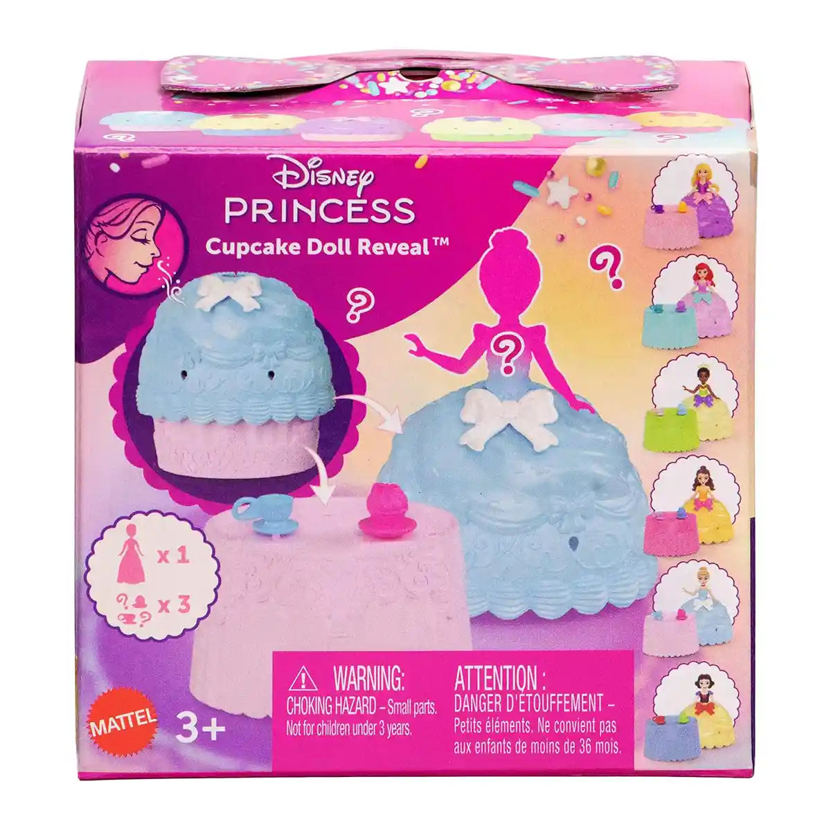 Disney Princess Small Doll Cupcake Reveal - CDU