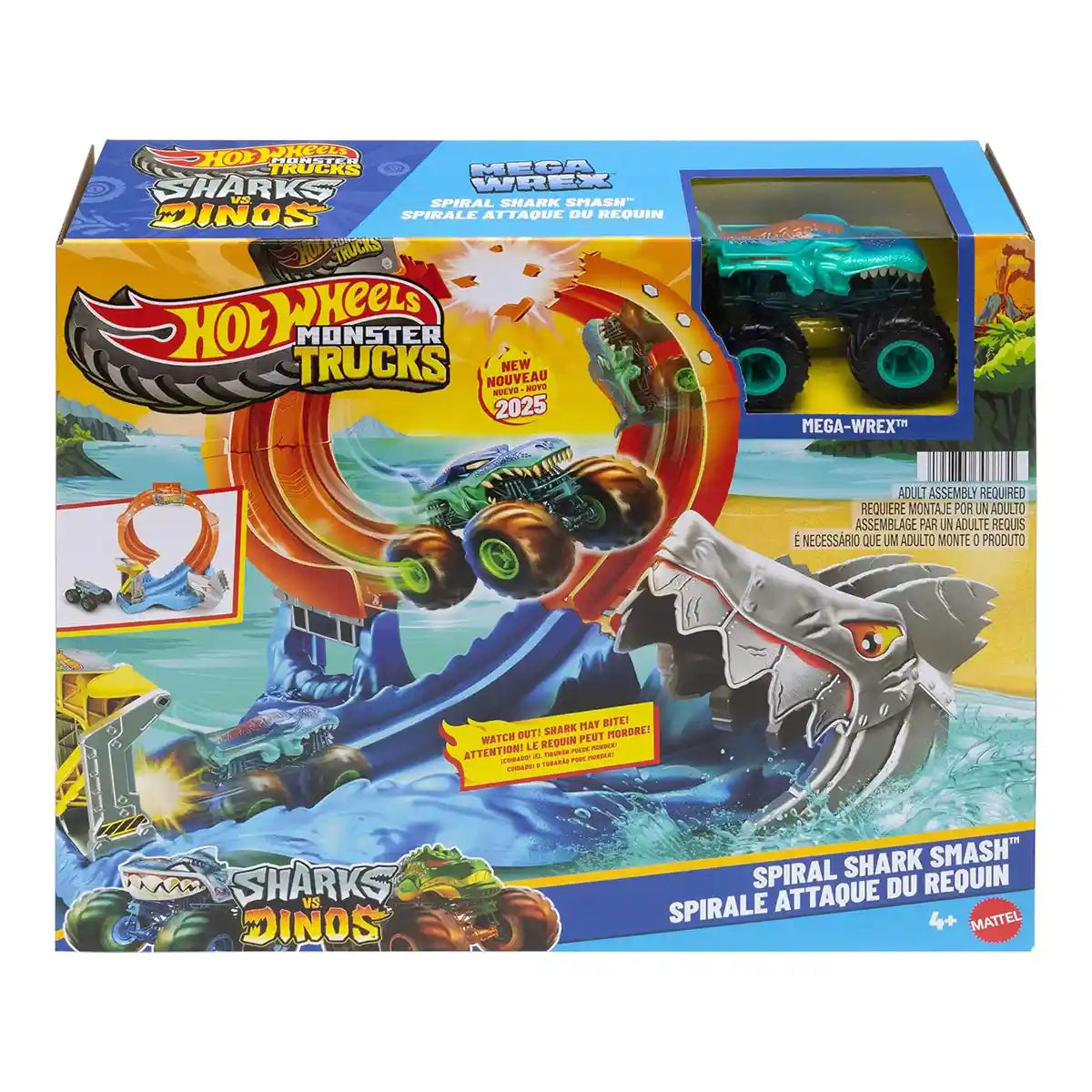 Hot Wheels MT Corkscrew Shark Smash
