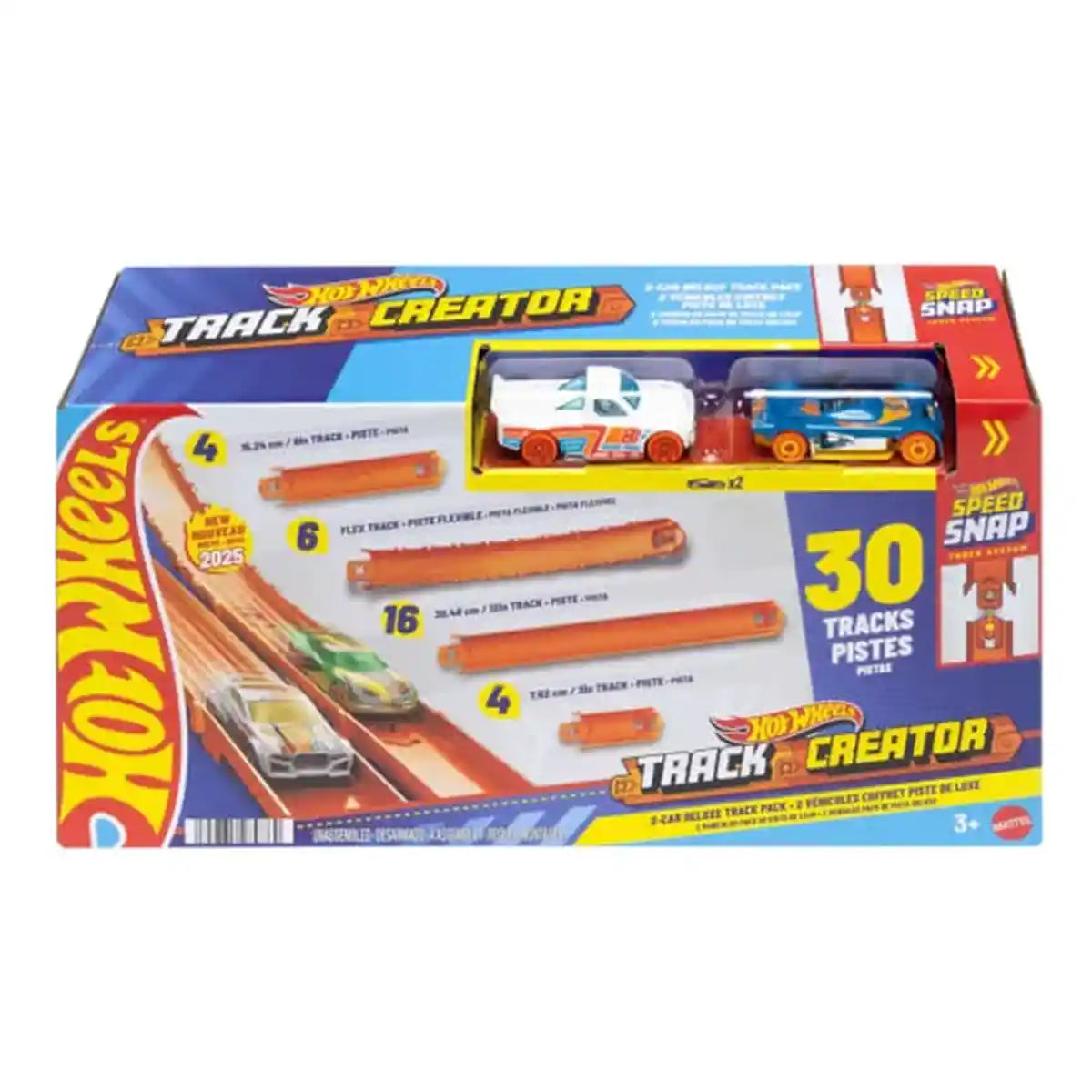 Hot Wheels Track Creator Super Track Pack + 2 DCC