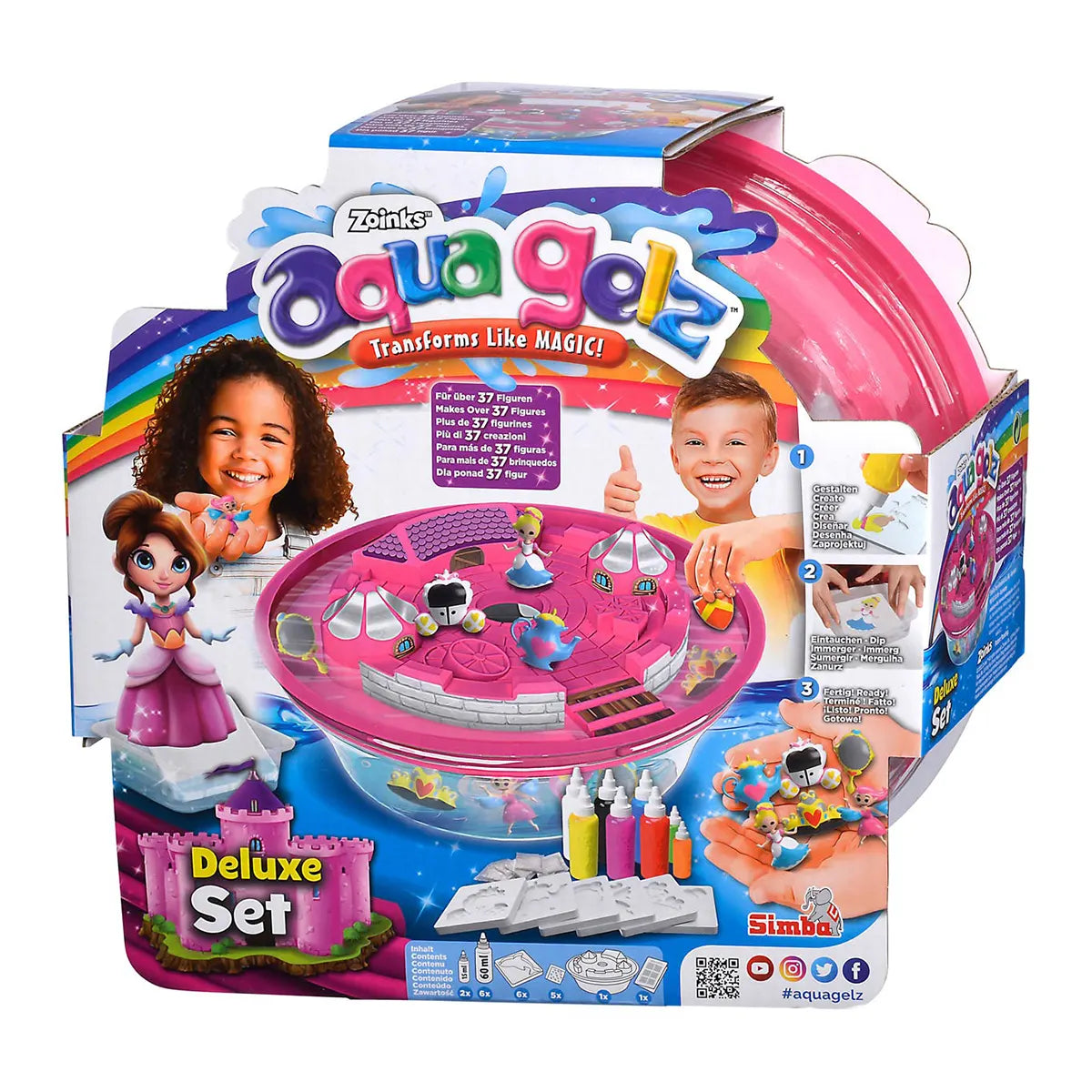Aqua Gelz Deluxe Castle Playset Pink