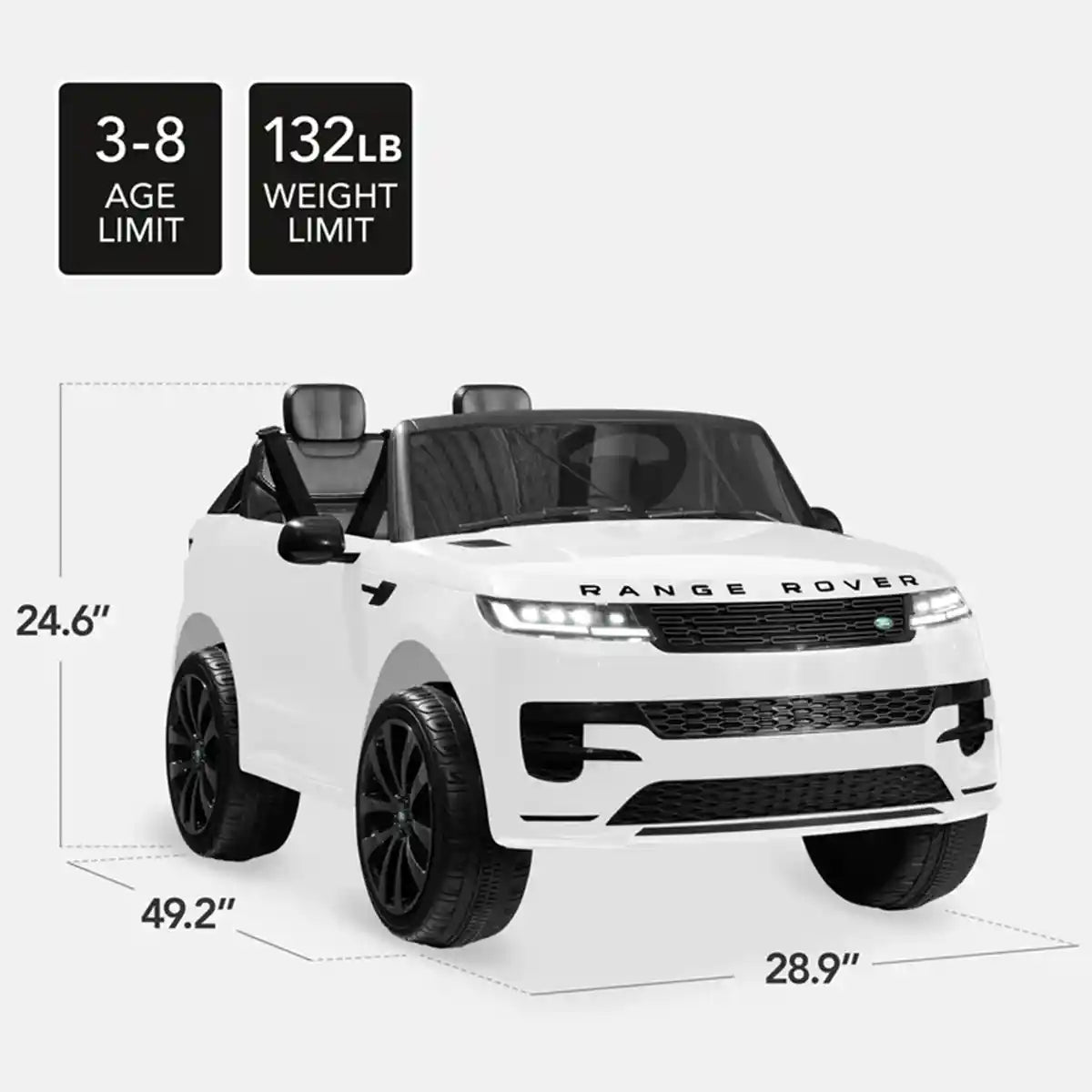 R/C Licensed Range Rover White