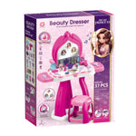 Dream Princess Beauty Dresser With 37pcs Accessories 3yrs+ - Pink