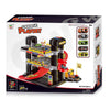 Electric Parking Lot with 5 Iron Cars, Sliding (55pcs) 3YRS+