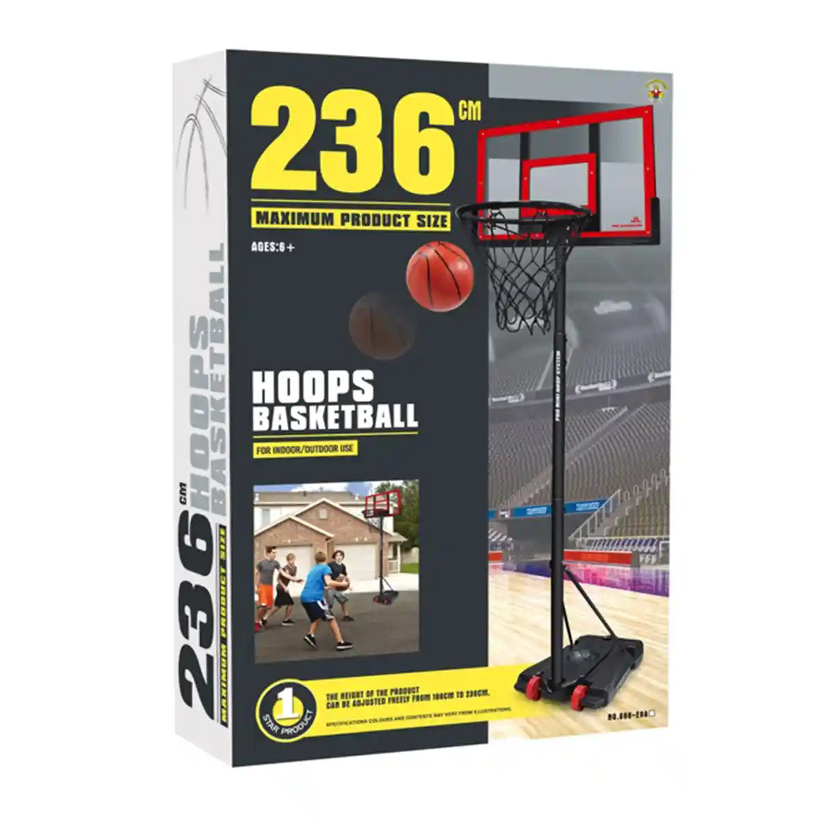 Basketball Rack (236cm) 6yrs+
