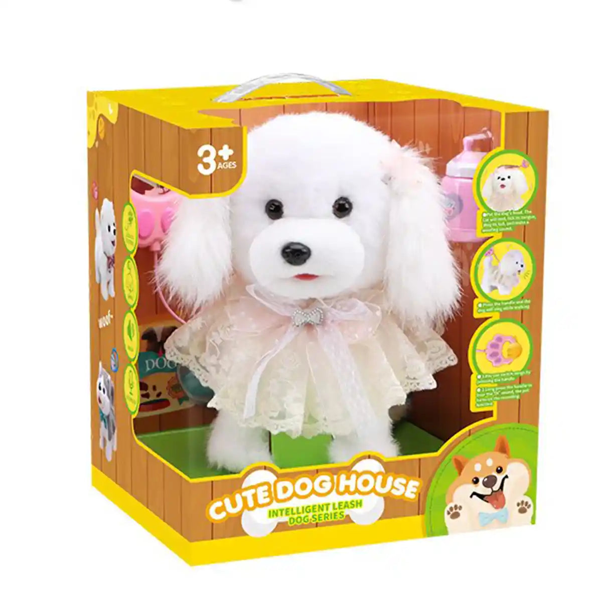 Interactive Plush Puppy Toy Set With Accessories 3yrs+