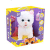 Interactive Plush White Cat Toy Set 3yrs+