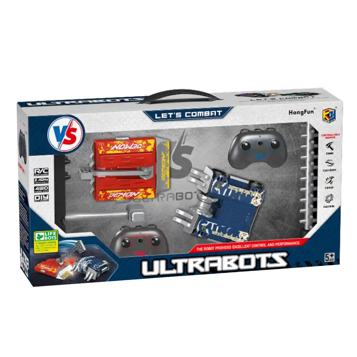 R/C Ultrabots Fighting Robot (Red) 5yrs+