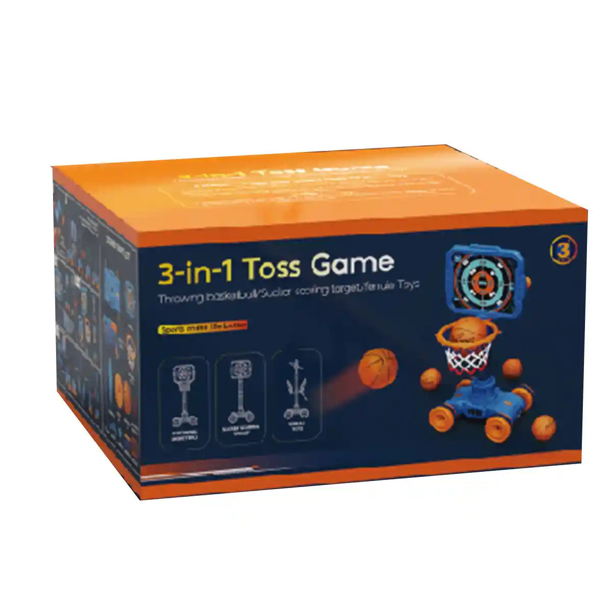 3 In 1 Basketball Target Set 3yrs+