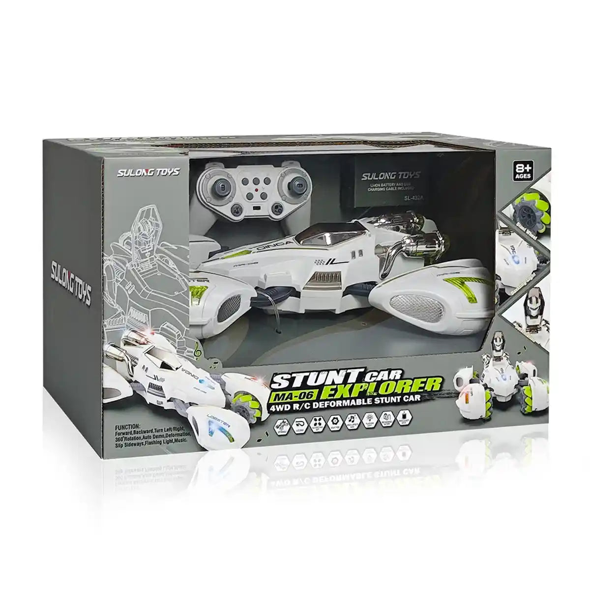 R/C 1:14 Deformable Stunt Car 8yrs+