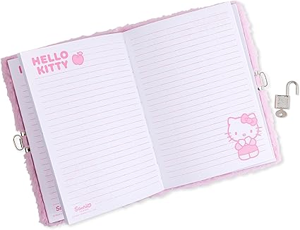 HELLO KITTY SECRET PLUSH NOTEBOOK