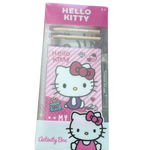 HELLO KITTY COLORING SET WITH METAL PENCIL CASE