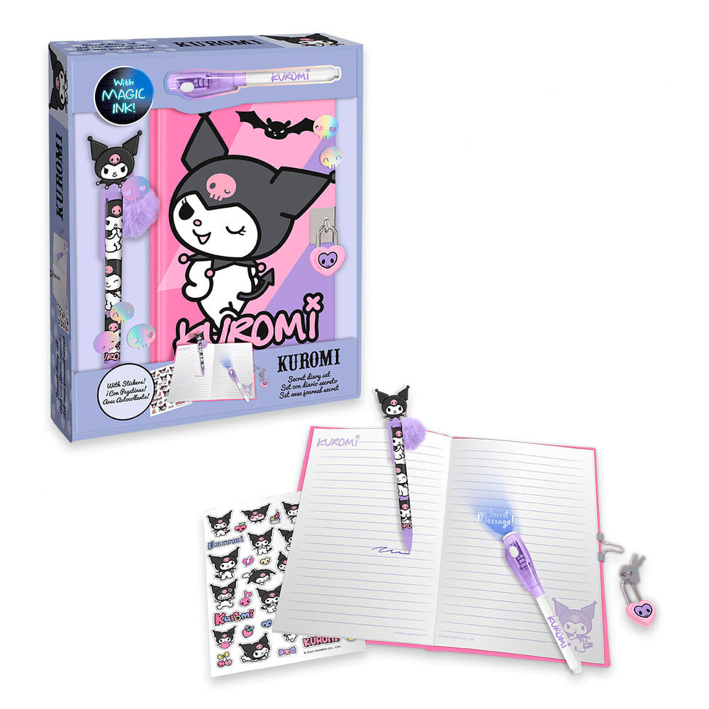 KUROMI SECRET NOTEBOOK WITH MAGIC PEN